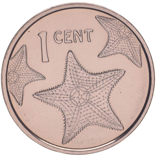 фото Багамы 1 цент 2015 UNC (KM#218.2)