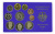 фото Германия набор из 10 монет 1990 Proof F 1, 2, 5, 10, 50 пфеннигов, 1, 2, 2, 2, 5 марок в сувенирной упаковке