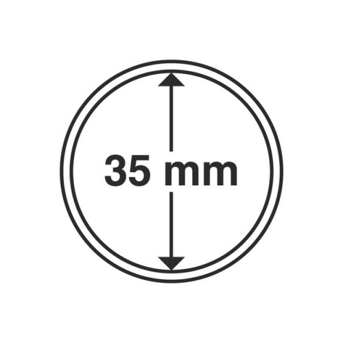 фото Капсула для монеты 35 мм, Leuchtturm