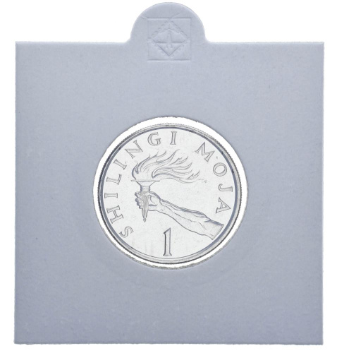 фото Танзания 1 шиллинг 1992 UNC Факел