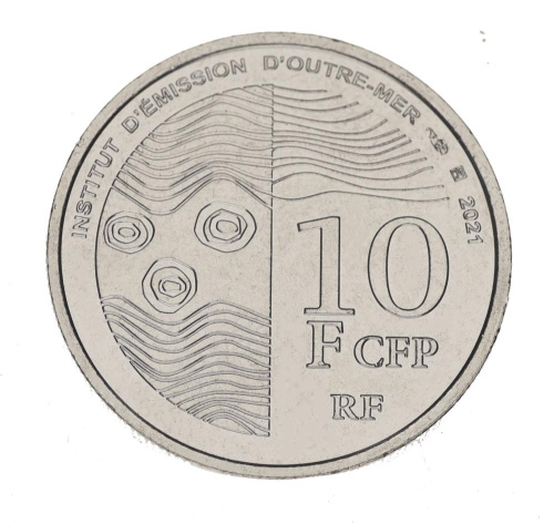фото Французская Полинезия 10 франков 2021 UNC Таити