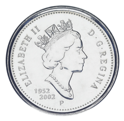 фото Канада 10 центов 2002 UNC Корабль - Парусник