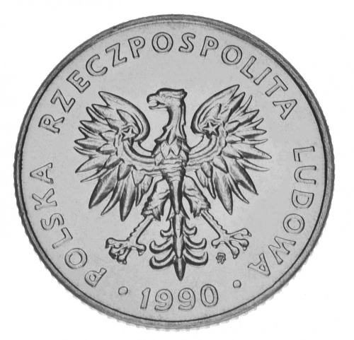 фото Польша 20 злотых 1990 AU-UNC