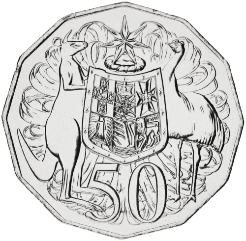 фото Австралия 50 центов 2012 UNC