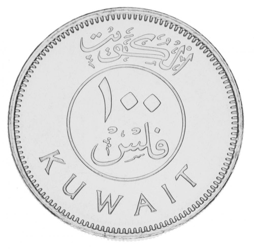 фото Кувейт 100 филс 2012 UNC