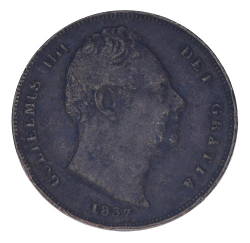 фото Великобритания 1 фартинг 1837 F-VF