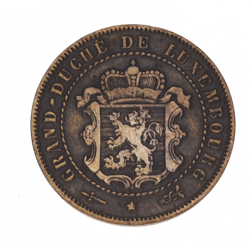 фото Люксембург 2,5 сантима 1854 F-VF