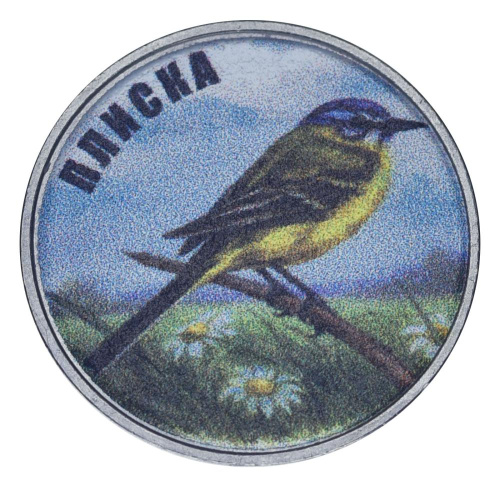 фото Украина 5 копеек UNC Птица - Трясогузка