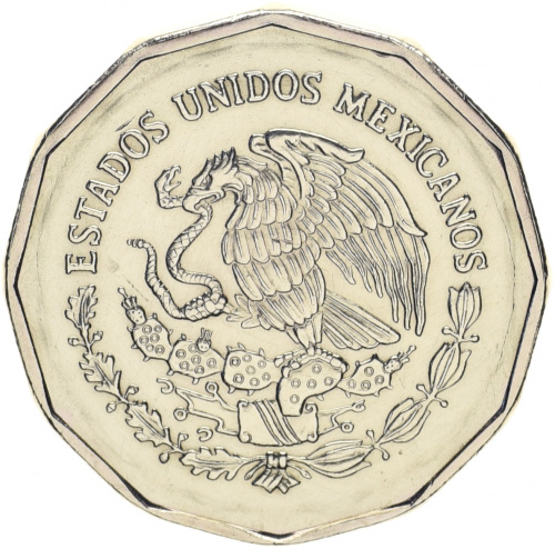 фото Мексика 20 сентаво 1997 UNC