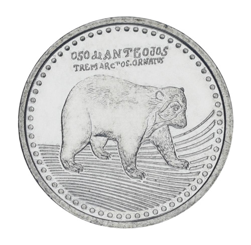 фото Колумбия 50 песо 2026 UNC Медведь