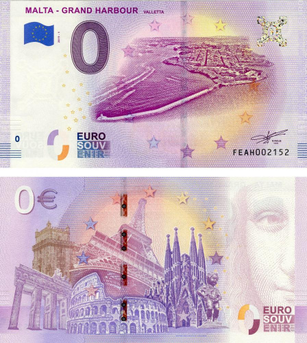 фото Мальта 0 ЕВРО 2019 «Валлетта - Великая гавань» UNC