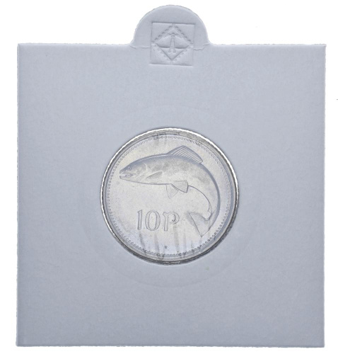 фото Ирландия 10 пенсов 1993 F-VF Рыба