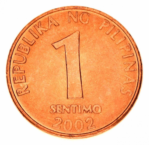 фото Филиппины 1 сентимо 2002 AU-UNC (KM#273)