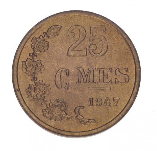 фото Люксембург 25 сантим 1947 F-VF