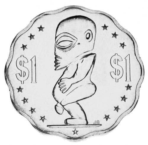 фото Острова Кука набор из 8 монет 1975-2003 AU-UNC 1, 2, 5, 10, 50 центов, 1, 2, 5 долларов