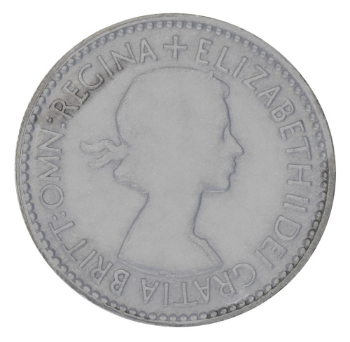 фото Великобритания 6 пенсов 1953 F-VF