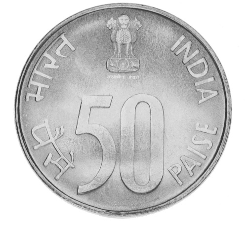 фото Индия 50 пайс 1999 AU-UNC