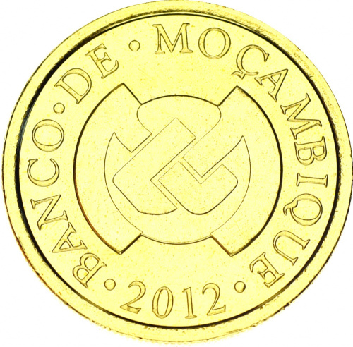 фото Мозамбик 50 сентаво 2012 AU-UNC Птица