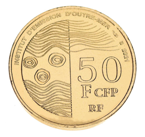 фото Французская Полинезия 50 франков 2021 UNC Таити