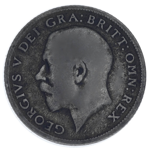 фото Великобритания 6 пенсов 1922 Серебро F-VF (Ag 925, 2,83 грамма)