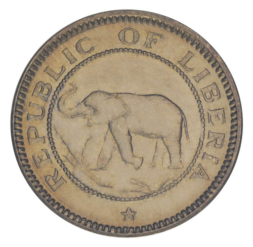 фото Либерия 1/2 цента 1937 VF-AU