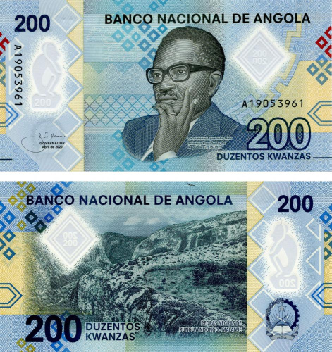 фото Ангола 200 кванза 2020 Полимер UNC (PW160)