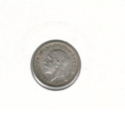 фото Великобритания 3 пенса 1936 Серебро F-VF (Ag 500, 1,41 грамма)