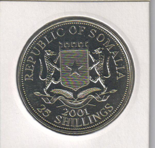 фото Сомали 25 шиллингов 2001 UNC