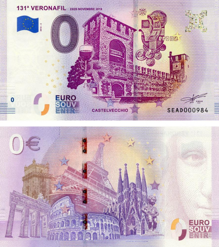 фото Италия 0 ЕВРО 2018 «Верона. Замок Кастельвеккио» UNC