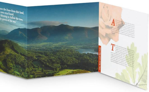 фото Великобритания набор из 2 монет по 1 фунту 2013 «Англия и Уэльс» UNC в сувенирной упаковке