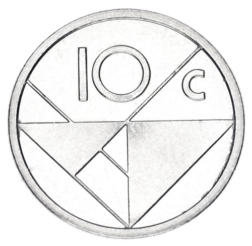 фото Аруба 10 центов 2018 UNC