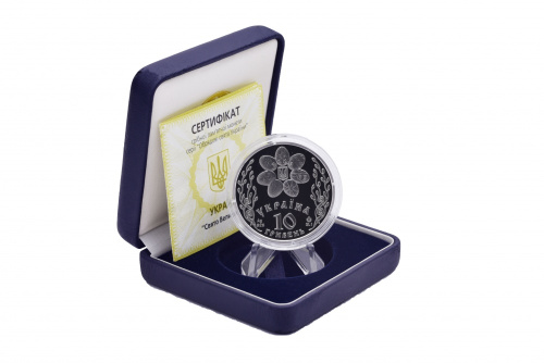 фото Украина 10 гривен 2003 Серебро Proof Праздник Пасхи (Ag 925, унция, 31.1 грамм)