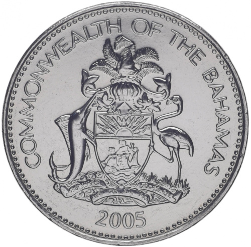 фото Багамы 5 центов 2005 UNC (km#60)