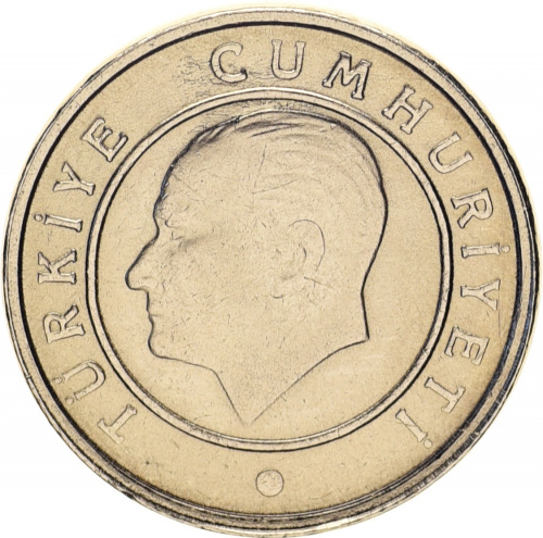 фото Турция 1 куруш 2015 UNC (KM#1239)