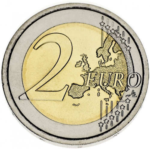 фото Германия набор из 5 монет по 2 евро 2020 UNCA, D, F, G, J Дворец Сан-Суси в Потсдаме