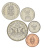 изображение Бруней набор из 5 монет AU-UNC 1, 5, 10, 20, 50 сен фото Бруней набор из 5 монет AU-UNC 1, 5, 10, 20, 50 сен