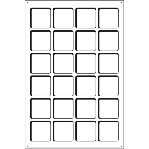 фото Планшет для монет (ячейка 45*45) TAB24BL Leuchtturm