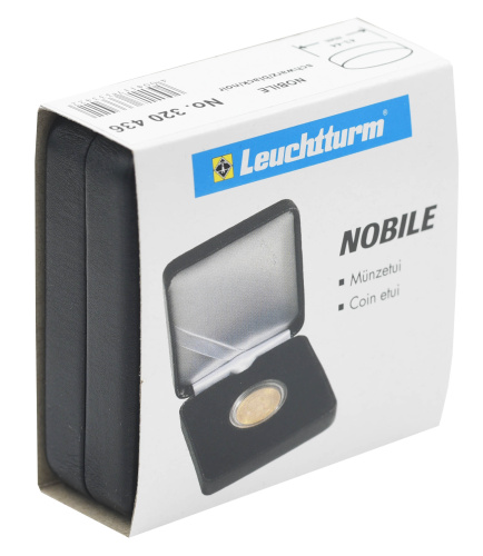 фото Футляр для монет до 44 мм черный Leuchtturm