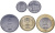 фото Индия набор из 5 монет 1990-2011 F-VF 10, 25 пайса, 2, 5, 10 рупий
