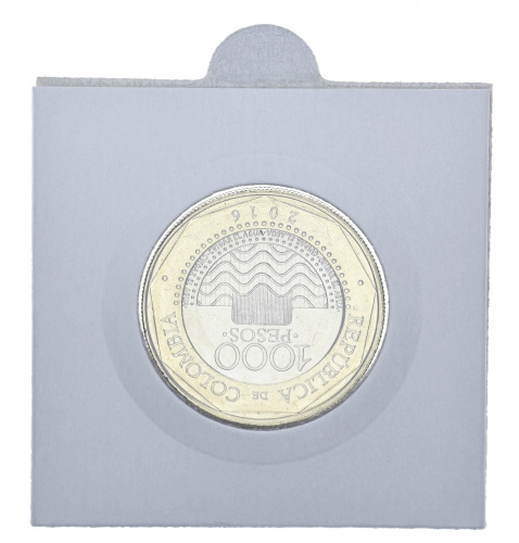фото Колумбия 1000 песо 2016 Биметалл UNC Черепаха (km#299)