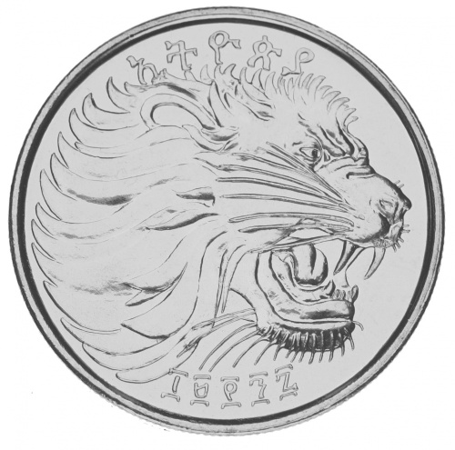 фото Эфиопия 25 центов 2004-2010 UNC