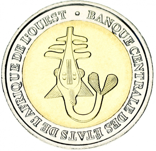 фото Западная Африка 200 франков 2010 Биметалл UNC