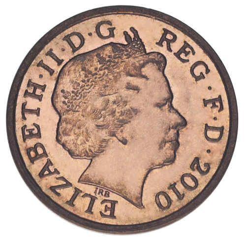 фото Великобритания 1 пенни 2010 F-VF