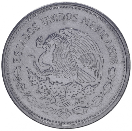 фото Мексика 1 песо 1984-1986 «Хосе Мария Морелос» UNC (KM#496)