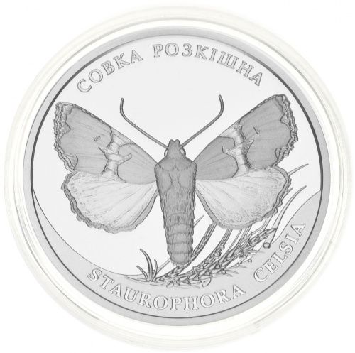 фото Украина 10 гривен 2020 Серебро Proof Совка роскошная (Ag 925, унция, 31.1 грамм в чистоте)