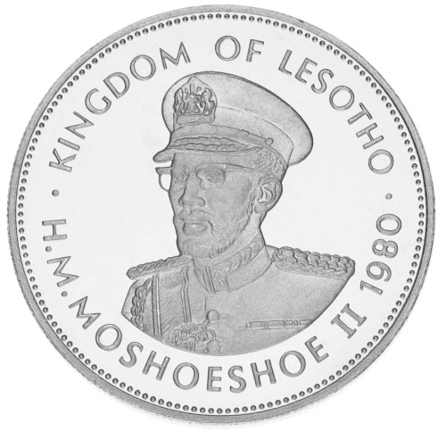 фото Лесото 1 малоти 1980 UNC