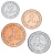 фото Катар набор из 4 монет 2012 UNC 5, 10, 25, 50 дирхам
