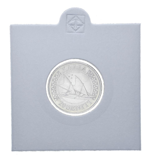 фото Тонга 20 сенити 2015 UNC Лодки