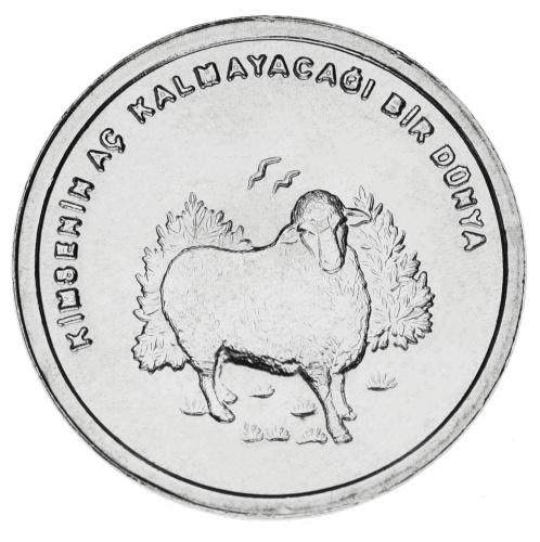 фото Турция 50000 лир 2002 UNC Овечка