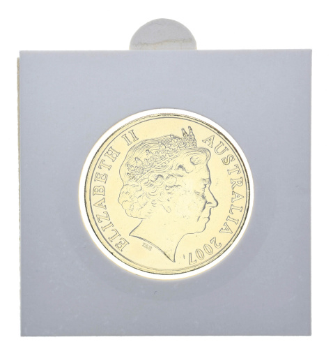 фото Австралия 20 центов 2007 UNC Позолота